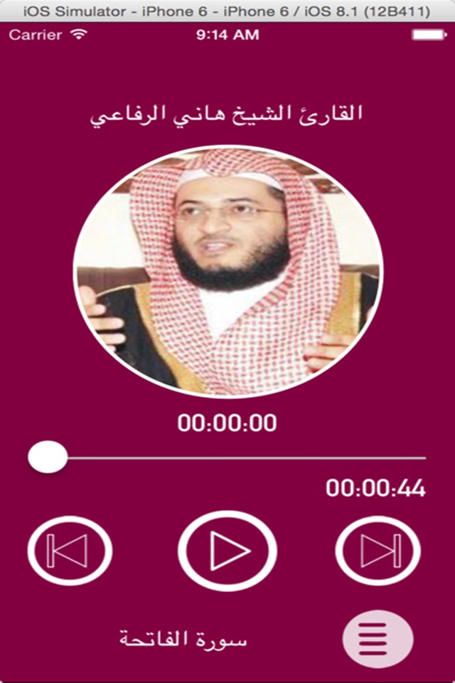 القارئ هاني الرفاعي - بدون انترنت screenshot 2