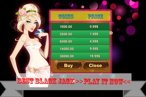 An Insanely Fun Black Jack - A Night Party with Vegas Sexy Girl in Casino Games screenshot 3