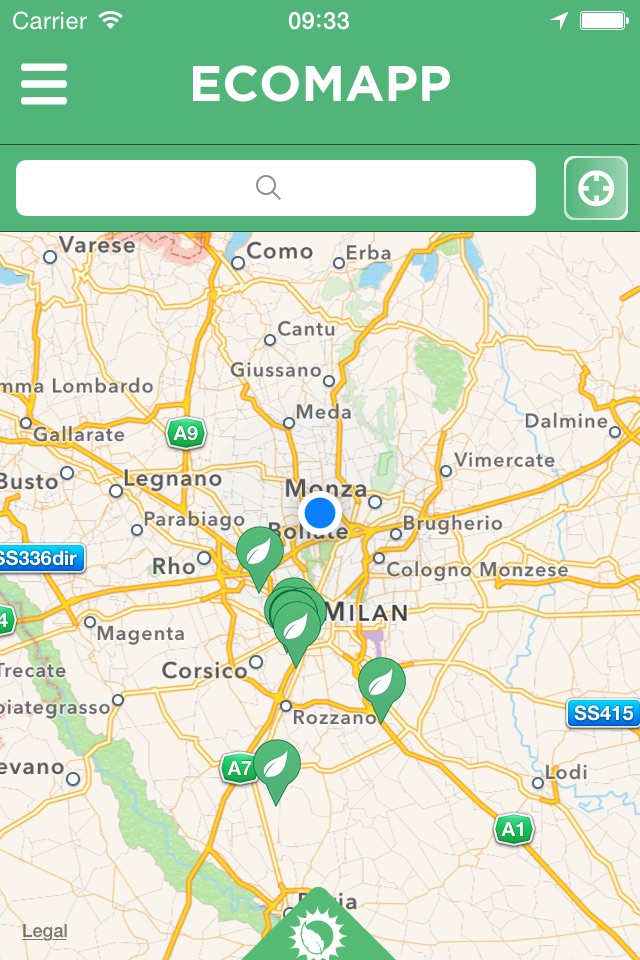 EcoMapp screenshot 2