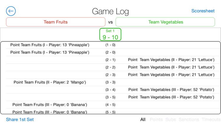 A Volleyball Scoreboard: The Simple Volleyball Match Tracking System screenshot-3