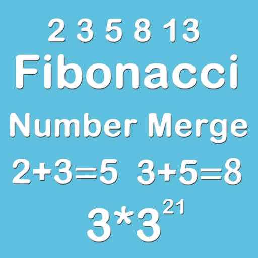 Number Merge Fibonacci 3X3 - Sliding Number Block iOS App