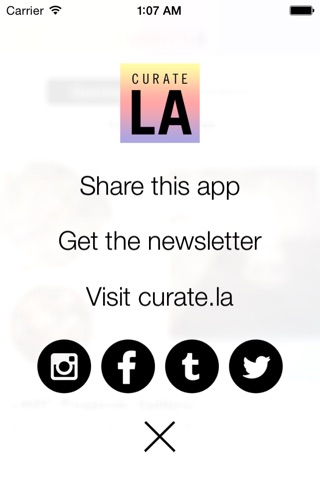 Curate.LA screenshot 3