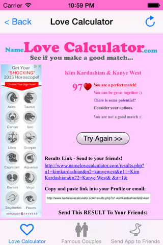 Love Calculator by Name screenshot 2