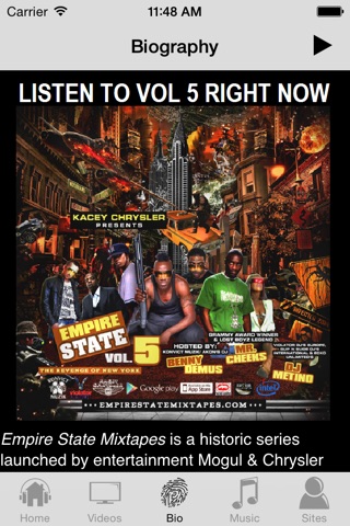 iEmpire -Empire State Mixtapes screenshot 2