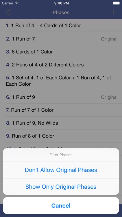 Phaser - Phase Randomizer for Phase 10 screenshot-3