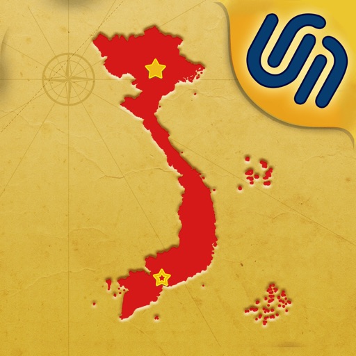 MapPieces: Vietnam - A map puzzle game Icon