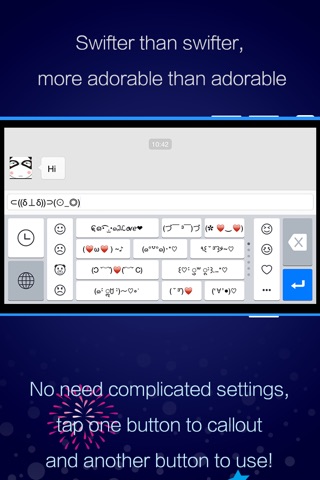 Emoticon Keypad - An emoticon IME that can embed in iOS8 system screenshot 2