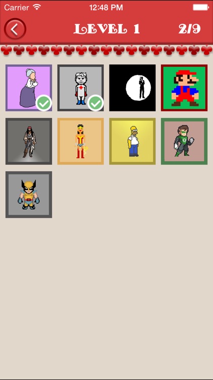 Guess Pixel Character Quiz