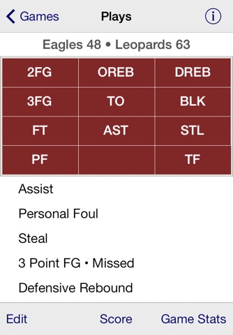 Stat Tap Basketball screenshot 2