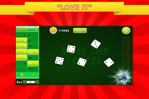 Monte Carlo Yatzy FREE - Ultimate Poker Dice Roll Game screenshot 4