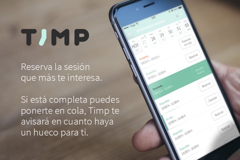 TIMP - Gestiona tus reservas screenshot 2