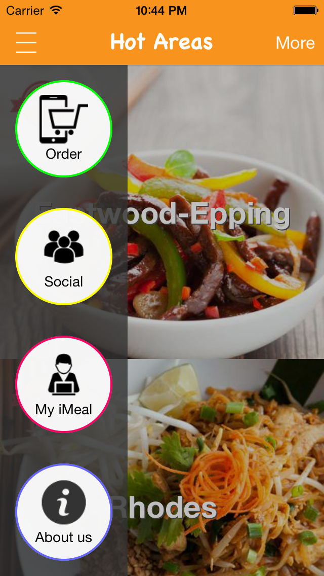 iMeal爱美味－悉尼美食外卖订餐平台，澳洲餐厅定餐送餐外带神器屏幕截图1