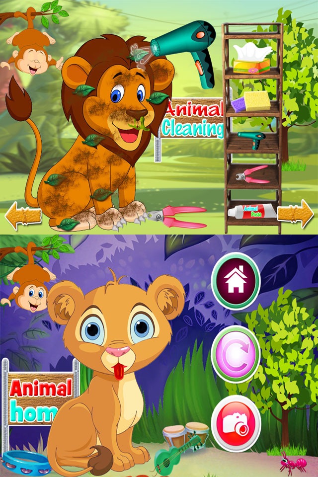 Zoo Animals Washing Salon & Cleaning Simulator screenshot 2
