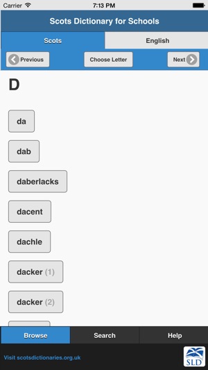 Scots Dictionary for Schools(圖2)-速報App
