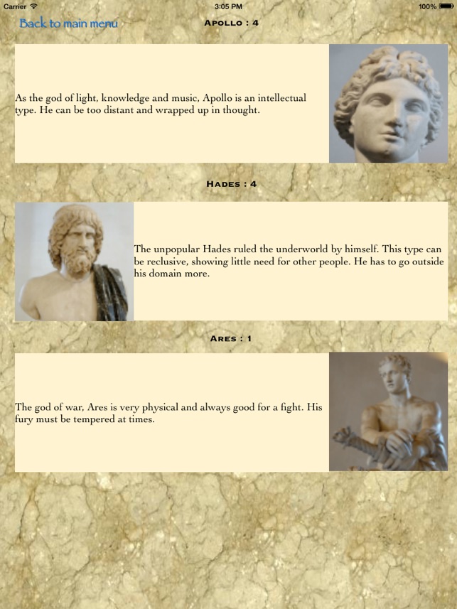 My God - Psychological Test Using Gods from Greek Mythology (圖4)-速報App