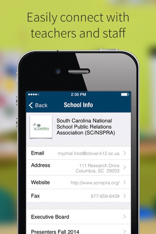 South Carolina NSPRA screenshot 3