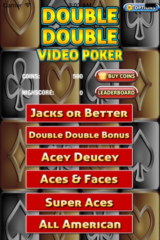 A Double Double Bonus Video Poker 5 Card Draw screenshot 2