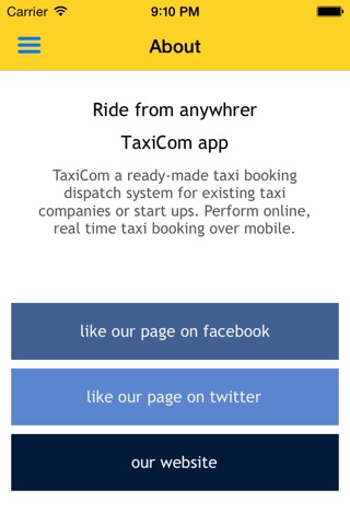 TaxiComDriver screenshot 2