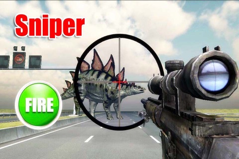 Dinosaur Simulator 3D - Sniper Shooting Hunter screenshot 3
