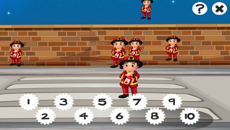 A Firefighter Counting Game for Children: Learning to count with firemen