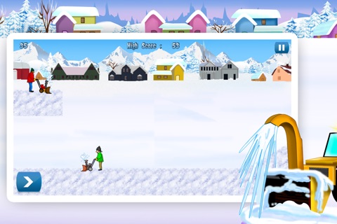 Angry Neighbours Funny Show – The cold winter snow blower fight episode 4 - Free screenshot 4