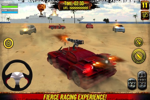 Battle Cars Beach Racing 3D screenshot 4