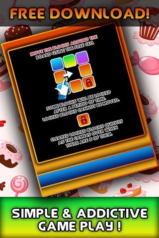 Candy Miam Miam - Test Your Finger Speed Puzzle Game for FREE ! screenshot 2