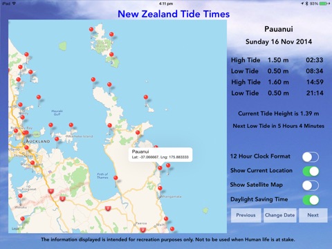 NZ Tides Pro screenshot 4