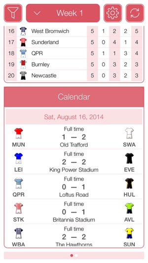 English Football 2014-2015 - Mobile Match Centre(圖2)-速報App