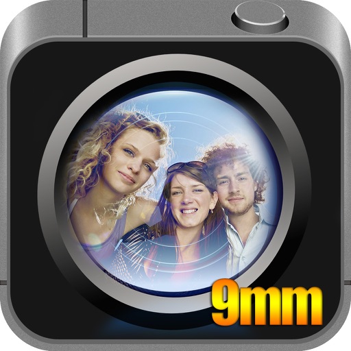 Ultra Wide Selfie 9mm Camera iOS App