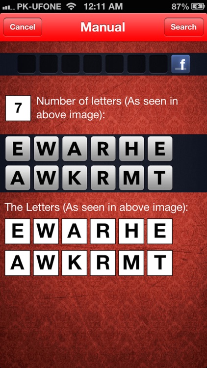 Cheats for "4 Pics 1 Word"