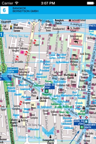 Бангкок. Карта города screenshot 3