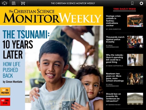 The Christian Science Monitor Weekly Digital Edition screenshot 2