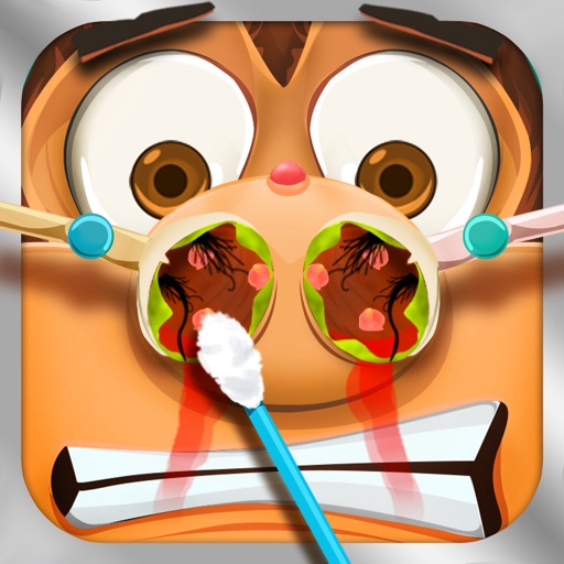 Pet Nose Doctor – Give Treatment to Monkey, Bear, Tiger & Rabbit at Little Virtual Vet Clinic Kids Game iOS App