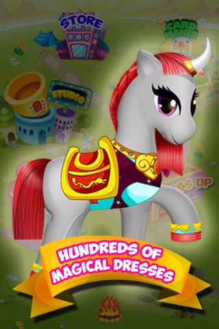 Pony Care Resort - Pretty pony dress up and princess spa & salon game screenshot 3