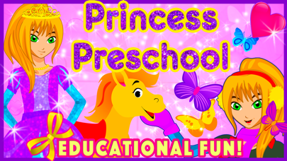 How to cancel & delete Valentine’s Princess Preschool Daycare - Free Educational Games for kids & Toddlers to teach Counting Numbers, Colors, Alphabet and Shapes! from iphone & ipad 1