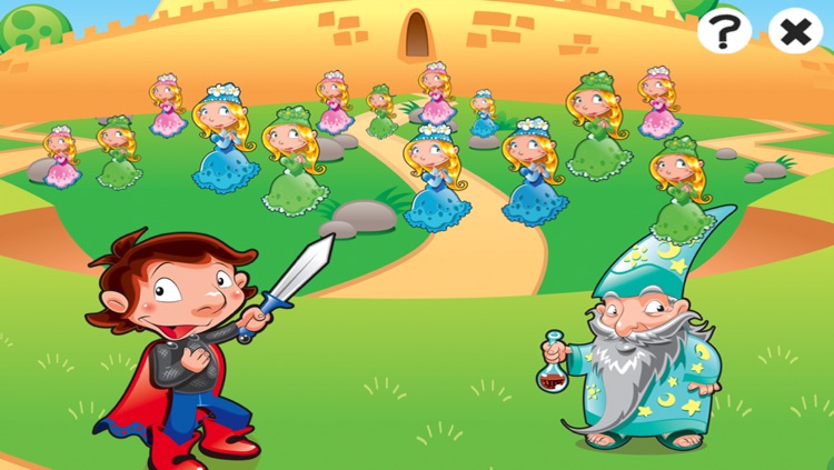 A Princess Game: learn and play for children in the Enchanted Kingdom