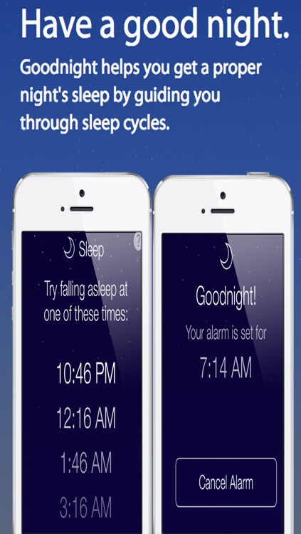 Goodnight Sleep Cycle Alarm Clock