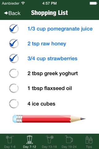 24 Day Juice Fit Challenge screenshot 2