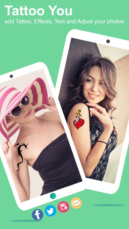 Insta Tattoo Maker - Hottest Tattoos  & Custom Skin Art Designs Camera