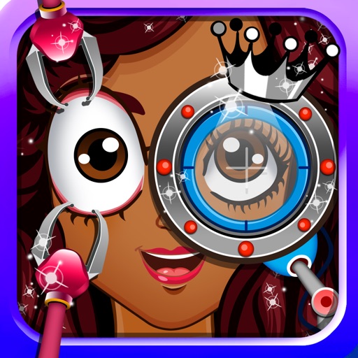 Crazy Little Fun Princess Celebrity Eye Doctor - A Virtual Makeover Hospital & Eye Salon Games For  Kid icon