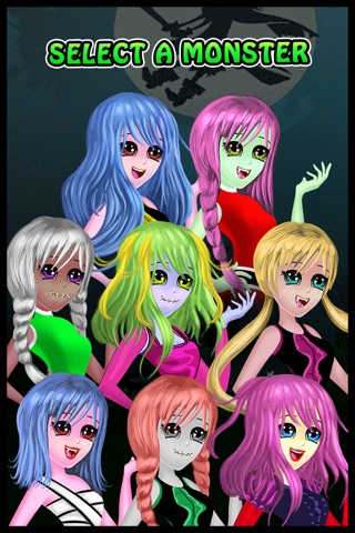 Anime Monster Princess Girl Dress up - A virtual world of hairstyles, dresses & shopping salon screenshot 2