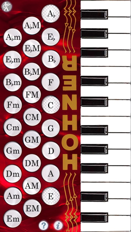 Hohner Piano Mini SqueezeBox Accordion