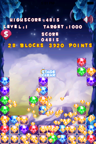 Jewel Blitz - Free Addictive Crush & Pop Puzzle Game screenshot 2