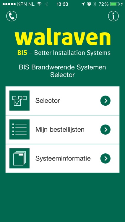 Walraven BIS Brandwerende Systemen Selector