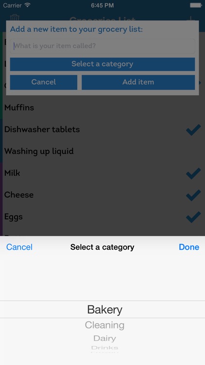 Groceries List screenshot-3