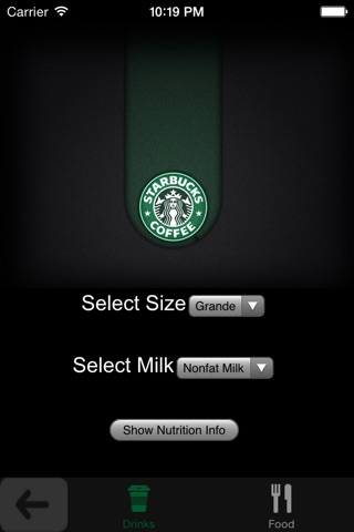 Nutrition Guide for Starbucks screenshot 4