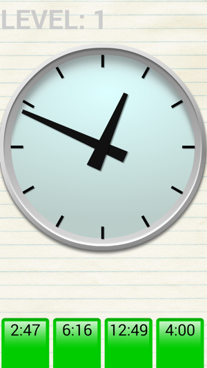 ‎Clock Time Quiz Screenshot