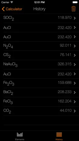 Game screenshot ChemTrix Elements, The Free Chemistry Calculator hack