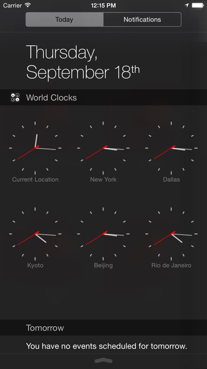 World Clocks Widget